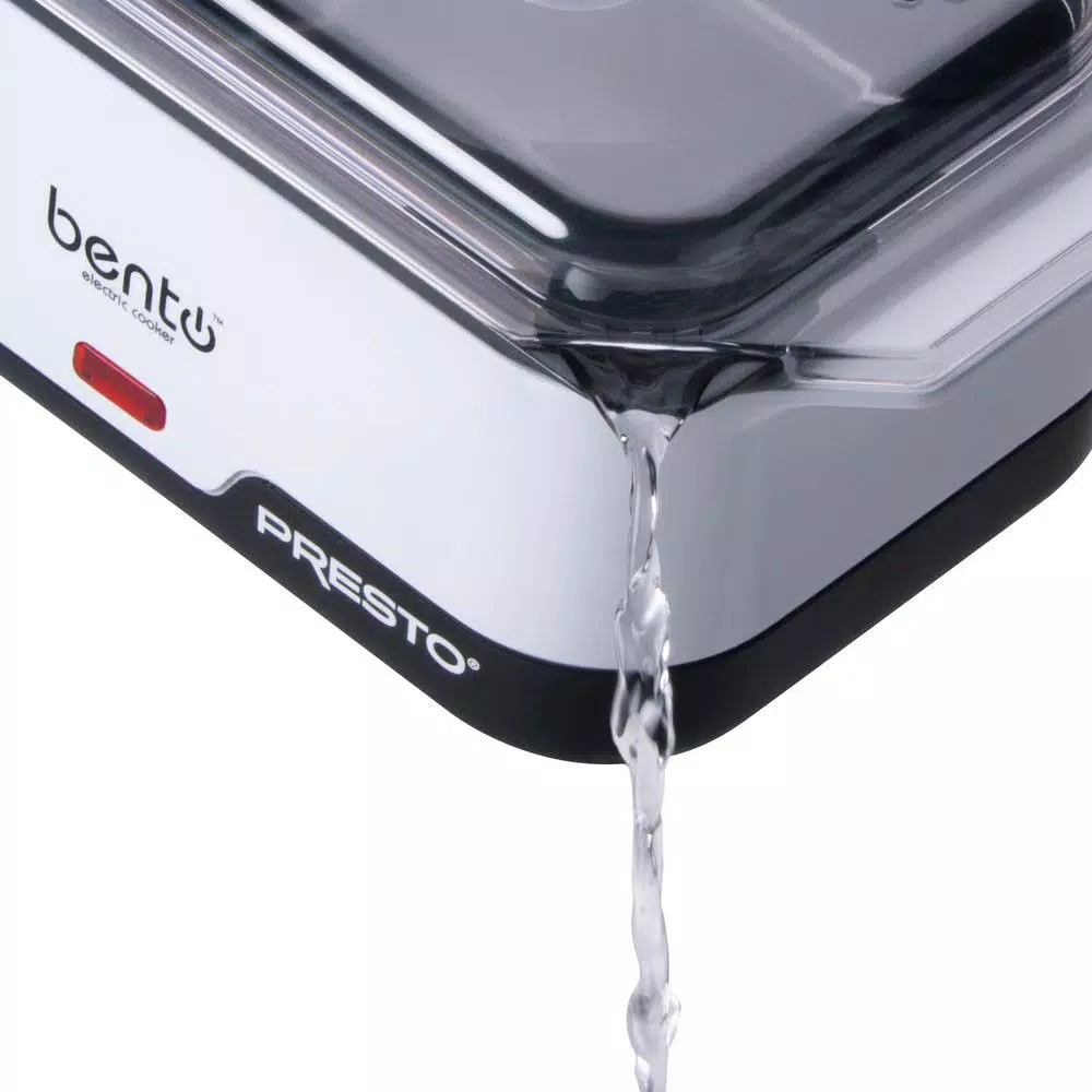Presto Bento Box White 1.75 Cup Electric Steamer Ramen Noodle Cooker - Image 6