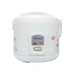 Tayama 8-Cup White Rice Cooker With Air-Tight Lid And Non-Stick Inner Pot