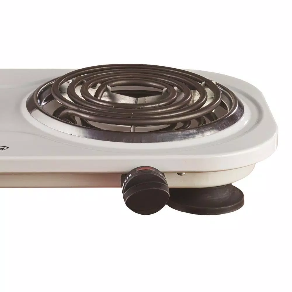 Brentwood Appliances 2-Burner 30 In. White Electric Burner - Image 3