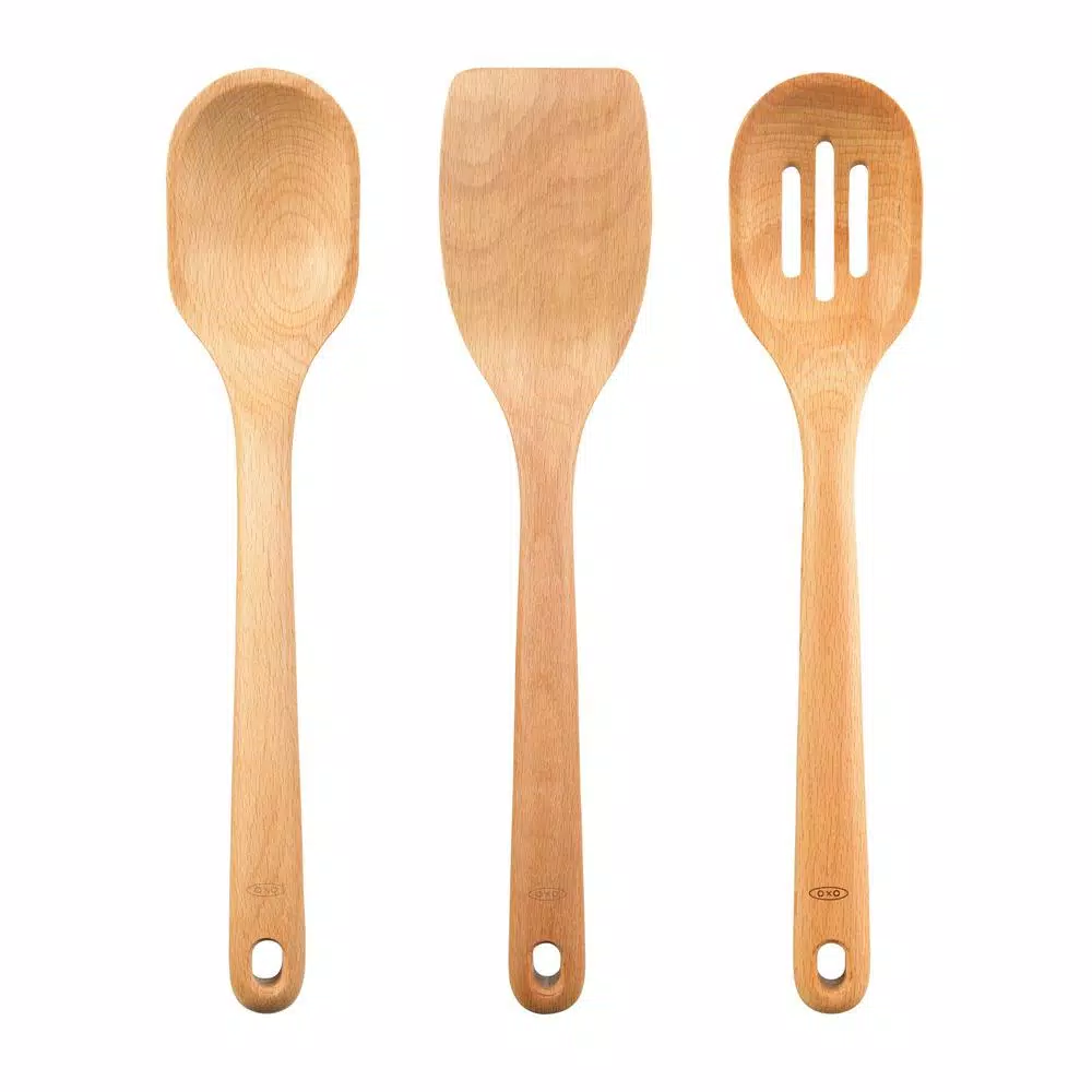 OXO Good Grips Wooden Utensil Set (Set Of 3)