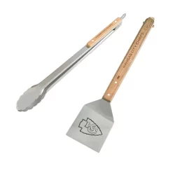 Sportsvault Kansas City Chiefs 2-Piece BBQ Utensil Set
