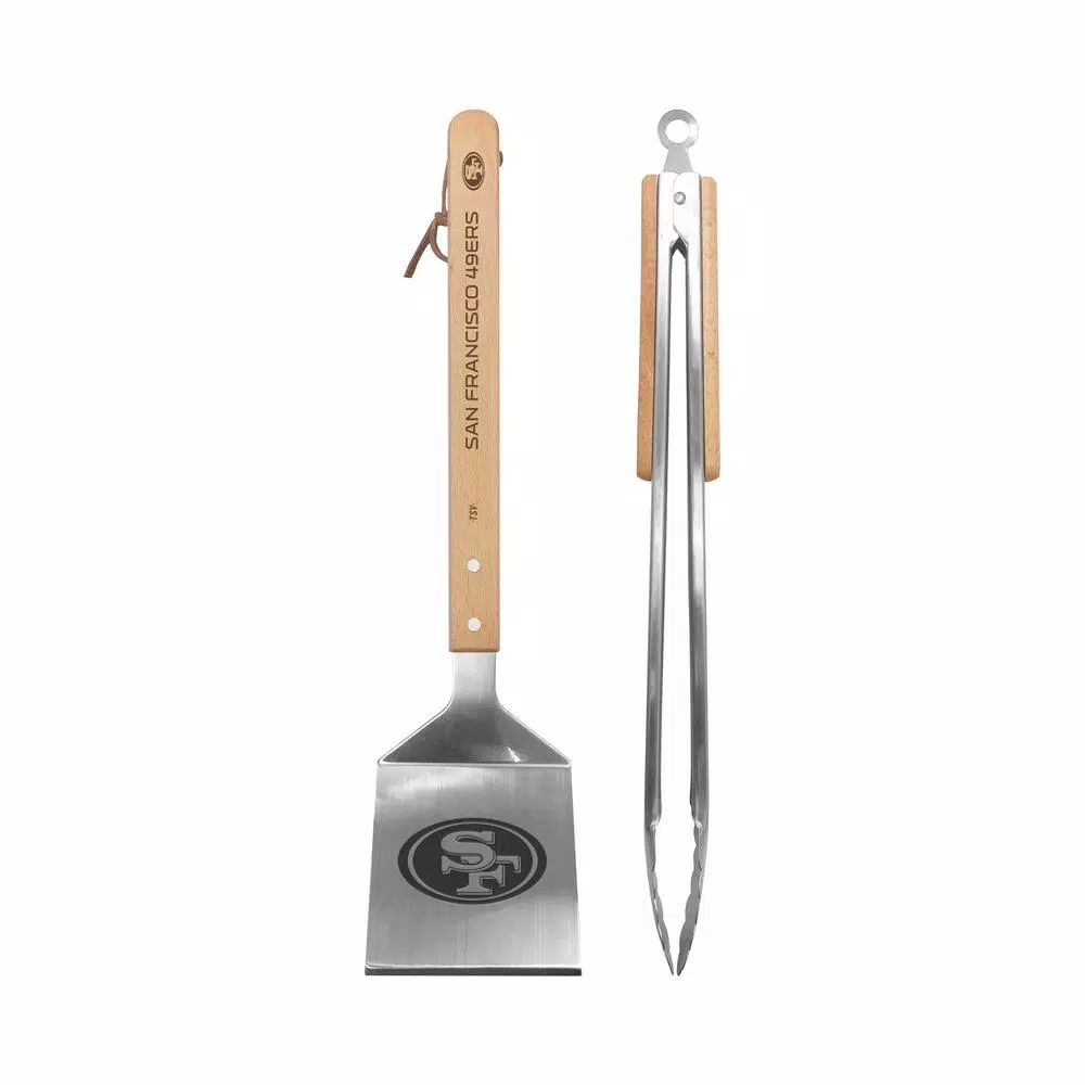 Sportsvault San Francisco 49ers 2-Piece BBQ Utensil Set - Image 2